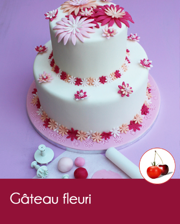 Gâteau fleuri | Cahier de recettes Printemps Eté 2016