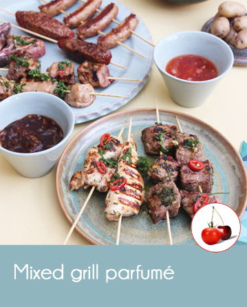 Mixed grill parfumé | Cahier de recettes Printemps Eté 2016