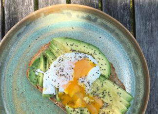 Une délicieuse tartine avocat et œuf poché !