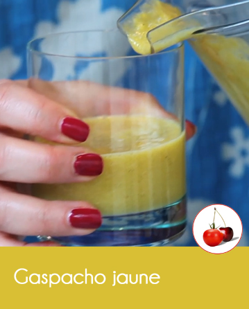 Gaspacho jaune - Soupe Froide aux tomates