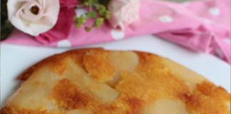 Cake aux poires à la poêle