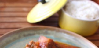 Epaule d’agneau aux aubergines