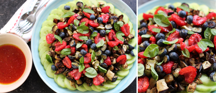 Une jolie salade avec des moches légumes