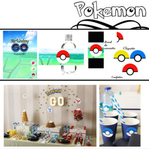 Une décoration d’anniversaire Pokémon Go | Imprimable Gratuit