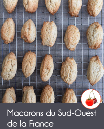 Macarons du Sud ouest de la France comme à Saint Jean de Luz