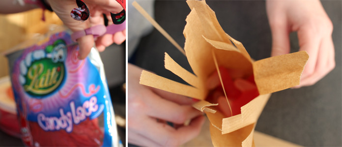 Un ballet de sorcière sachet à bonbons