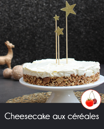 Cheesecake aux céréales