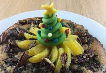Cake à l’orange et noix de pécan caramélisées