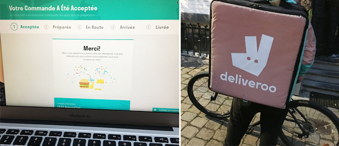 Deliveroo | Service de livraison | Restaurants | Bruxelles