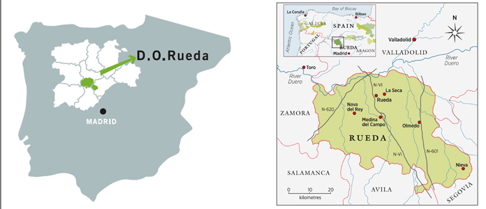 Rueda région espagne