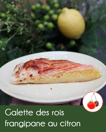 Galette des rois frangipane au citron