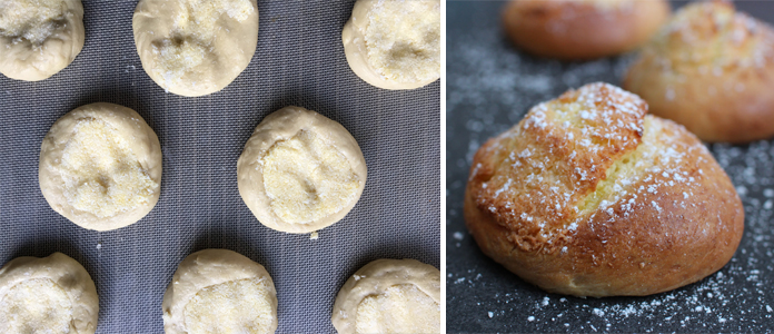 Pão de Deus, Pain de Dieu, des petits pains au lait portugais chapeautés de noix de coco