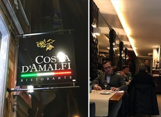 Costa d Amalfi | Restaurant italien dans le quartier européen à Bruxelles