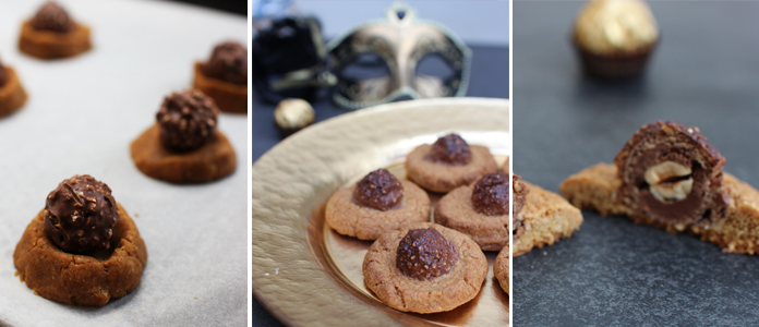 Cookies au Ferrero Rocher