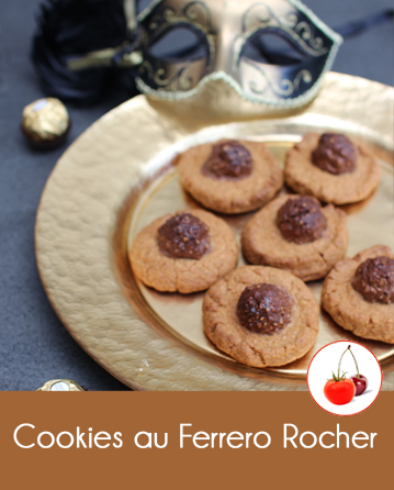 Cookies au Ferrero Rocher