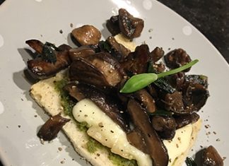 Toast aux champignons de Bruxelles