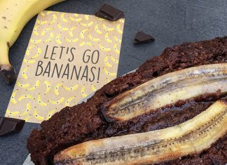 Cake à la banane et au chocolat
