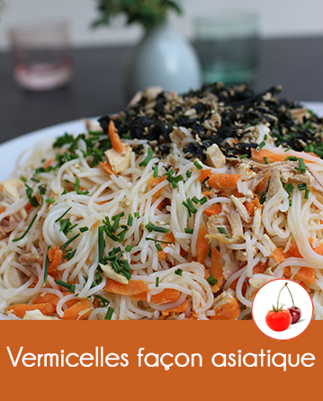 Vermicelles façon asiatique | Que faire avec les restes d'un poulet rôti ?
