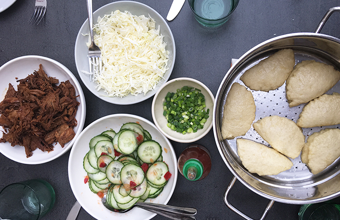 Banh boah - Bao | Une recette de brioche buns à la vapeur