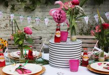 Flamingo Party | Une décoration de table imprimable gratuitement en collaboration avec Crodino