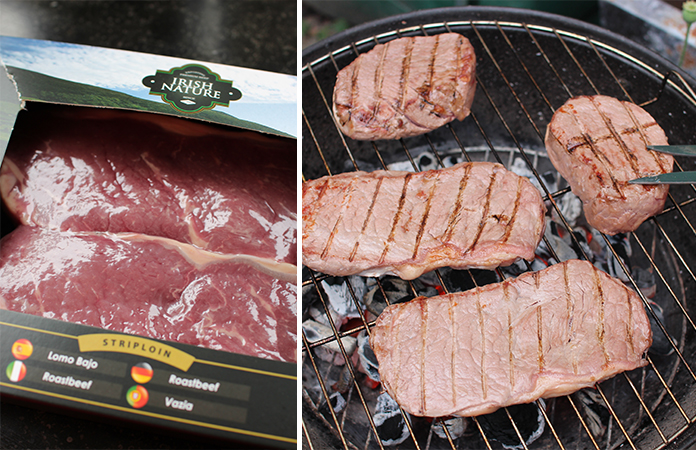 Salade de sarrasin grillé à la tapenade et bœuf irlandais grillé