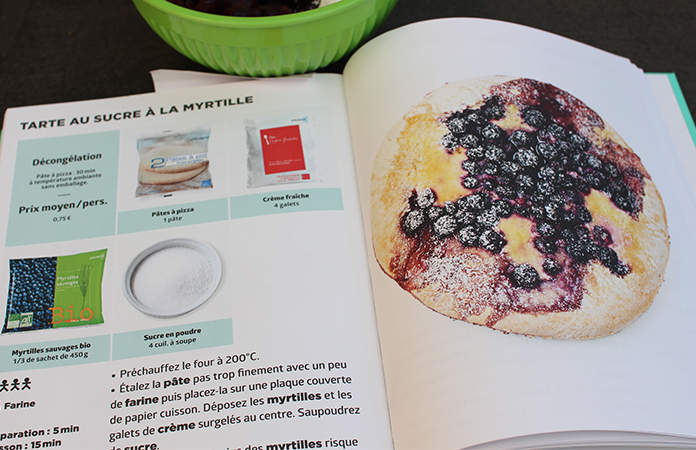 Tarte au sucre à la cerise | Une recette du livre simplissime de Picard surgelé