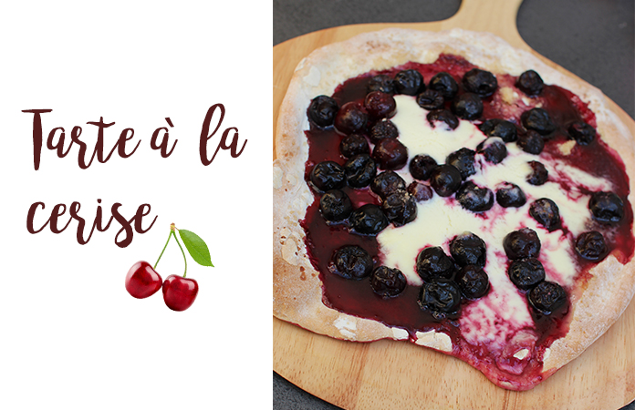 Tarte au sucre à la cerise