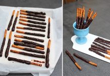 Bretzel au chocolat