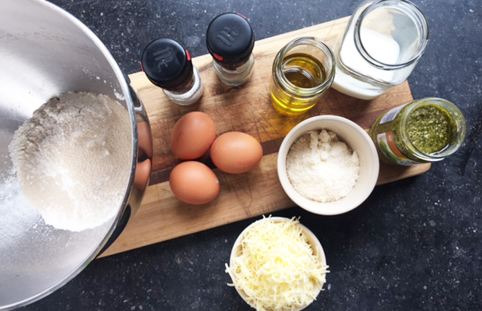 Cake au pesto, l'idéal pour l'apéro