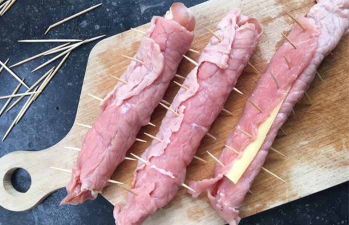 Bouchées de veau au fromage