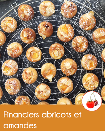 Financiers abricots et amandes