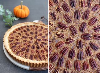Tarte aux noix de pécan et sirop d’érable