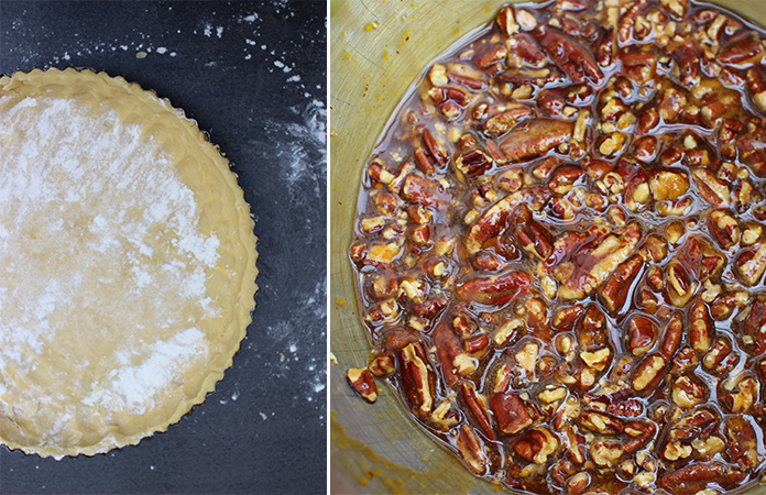 Tarte aux noix de pécan et sirop d’érable