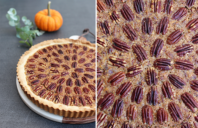 Tarte aux noix de pécan et sirop d’érable