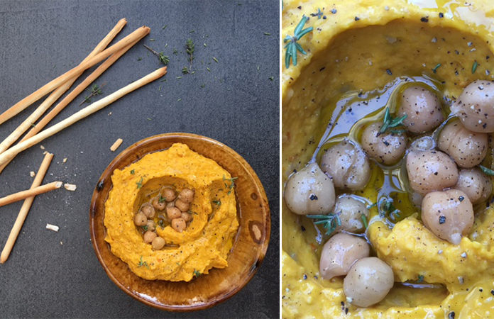 Houmous à la courge rotie