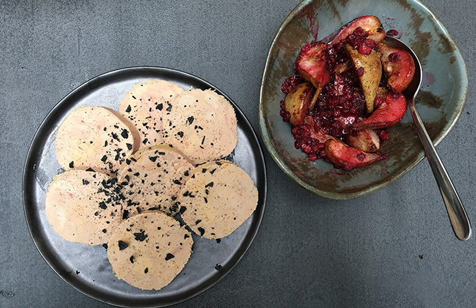 compote-poires-airelles-foie-gras Foie gras