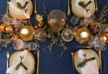 Une décoration de table autour du Cerf
