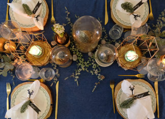 Une décoration de table autour du Cerf