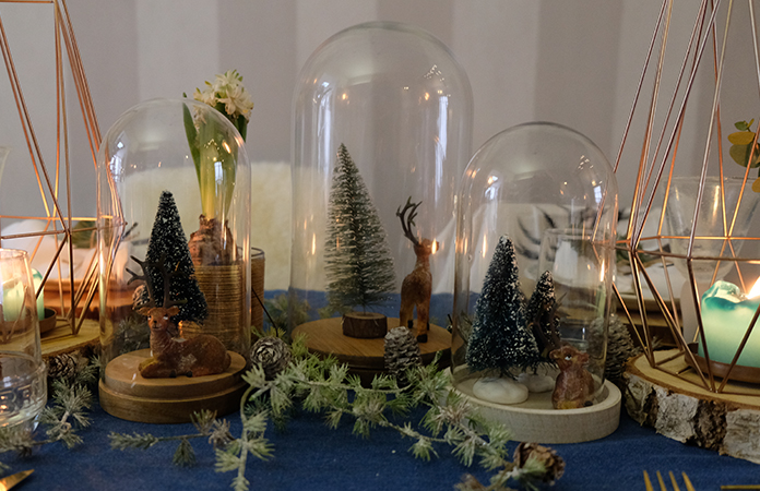 Une décoration de table autour du Cerf