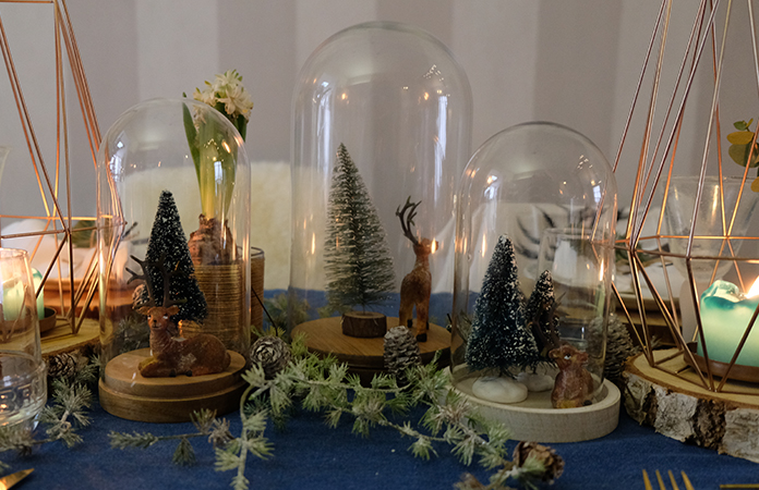 Une décoration de table autour du Cerf 