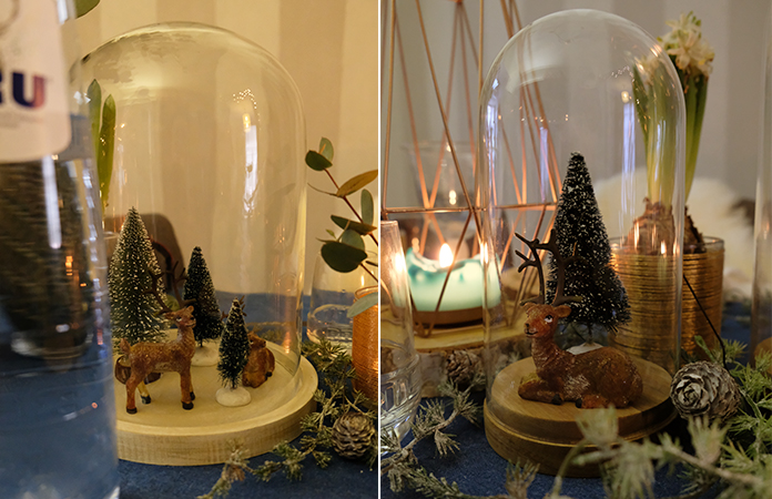 Une décoration de table autour du Cerf