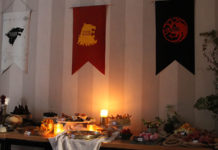 Games of Thrones | Une décoration de table atour de 3 maisons Stark, Lannister et Targaryen