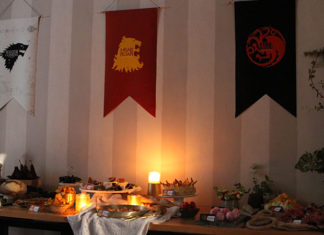 Games of Thrones | Une décoration de table atour de 3 maisons Stark, Lannister et Targaryen