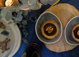 Tartelette au chocolat et noix