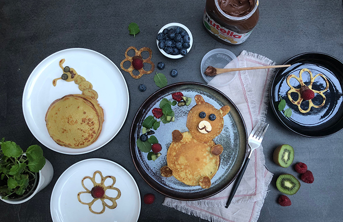 Atelier crêpes avec Nutella