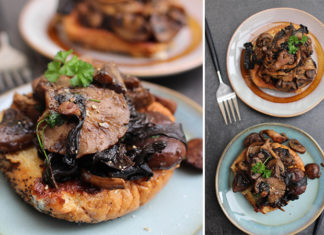 Pain perdu aux champignons