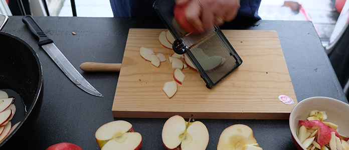 Tarte aux pommes comme une fleur