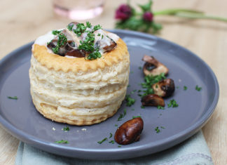 Bouchée à la reine aux champignons