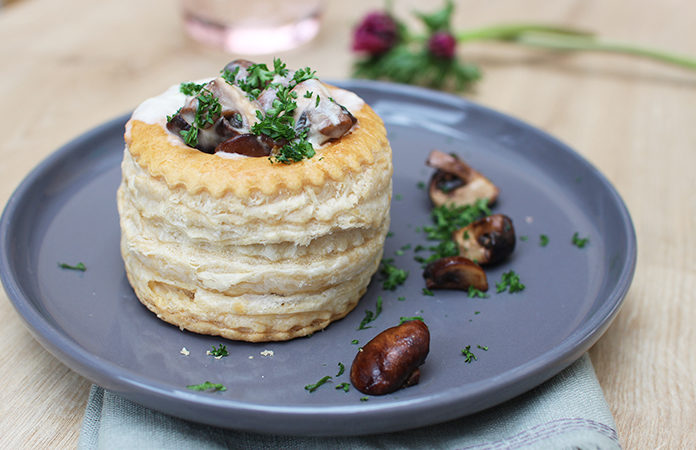 Bouchee A La Reine Aux Champignons Une Recette Vegetarienne