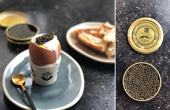 Œufs à la coque au CaviarŒufs à la coque au Caviar